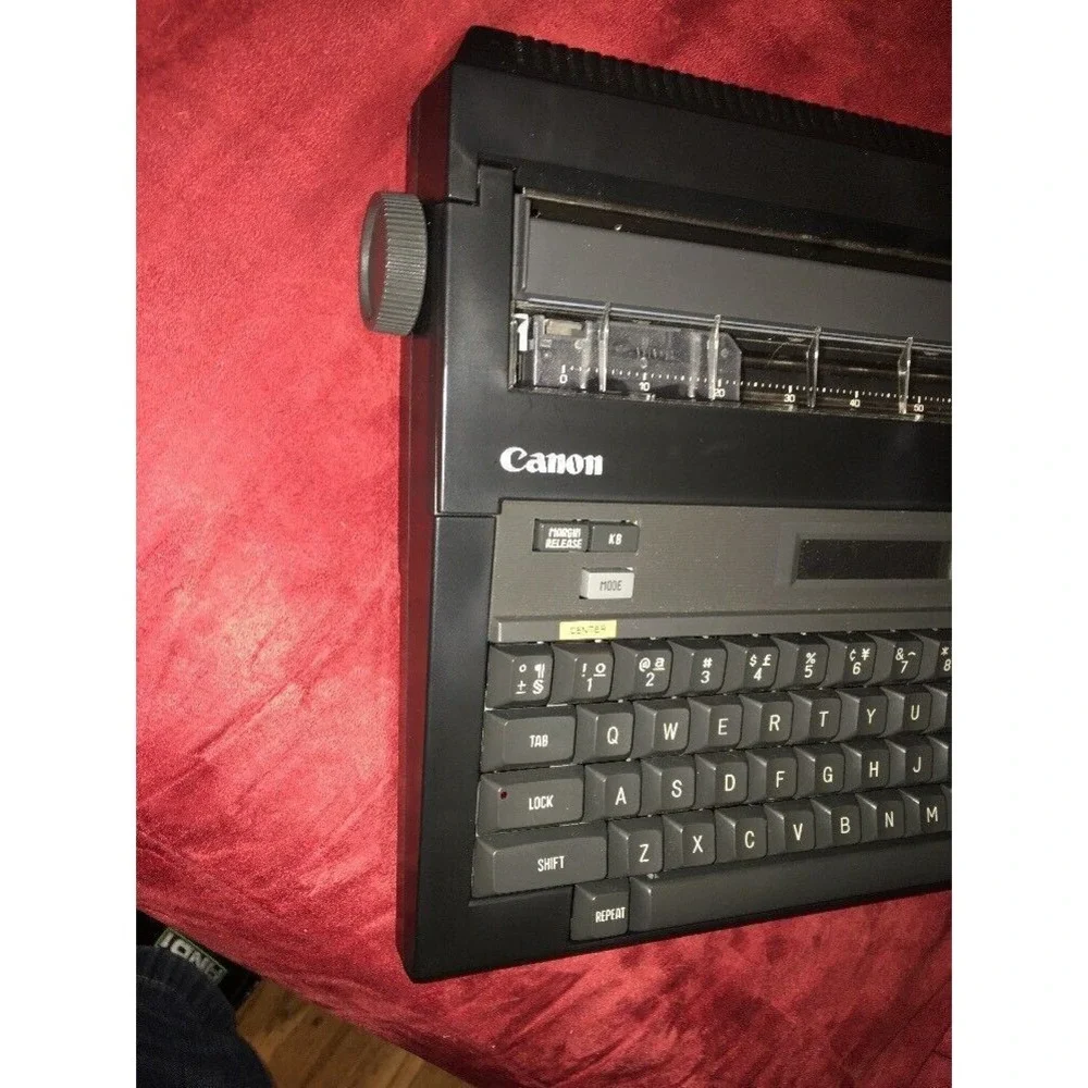 Canon S-50 Portable Electronic Typewriter Battery Powered Vintage